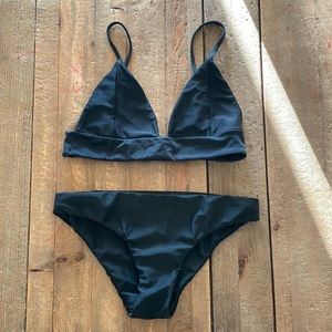 Tori Praver Swim Black Bikini